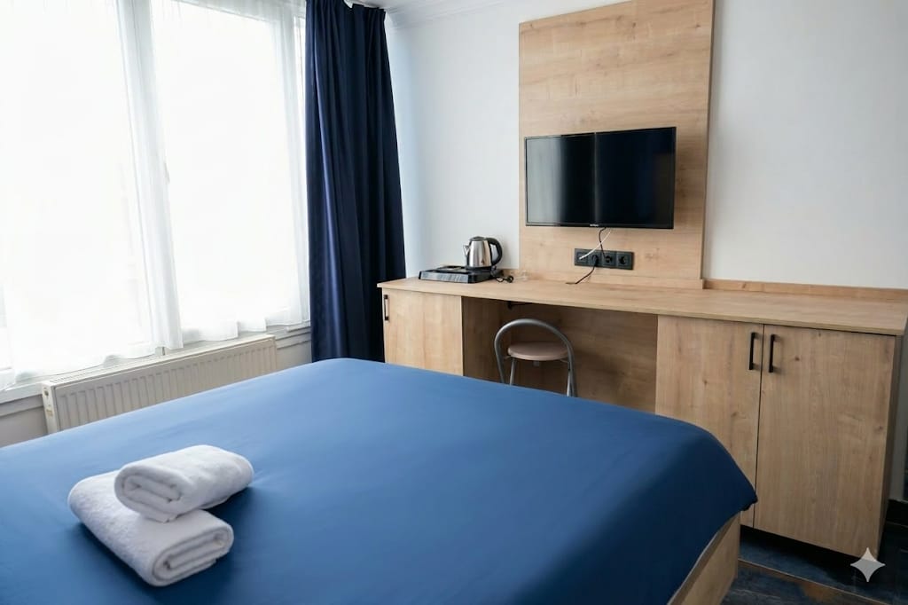 Saatlik kiralık oda çalışma köşesi